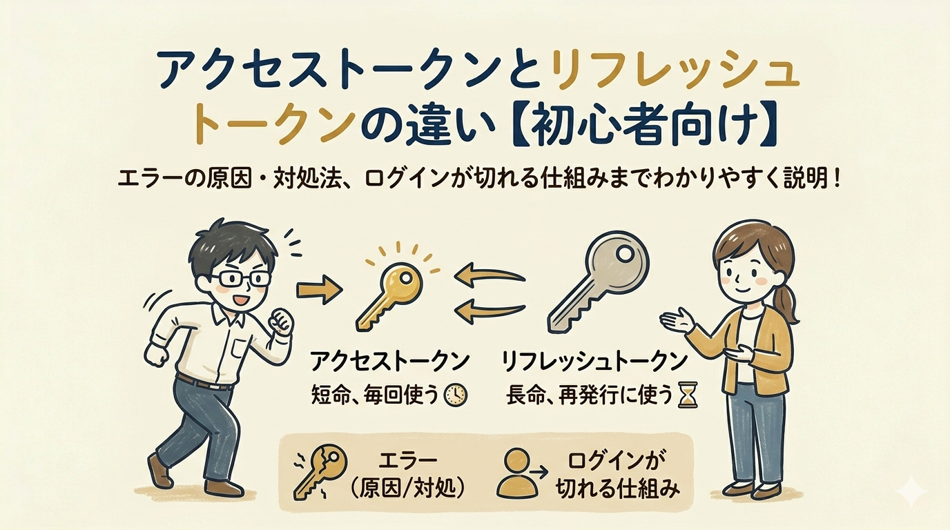 アクセストークンエラーとリフレッシュトークンエラーの違い