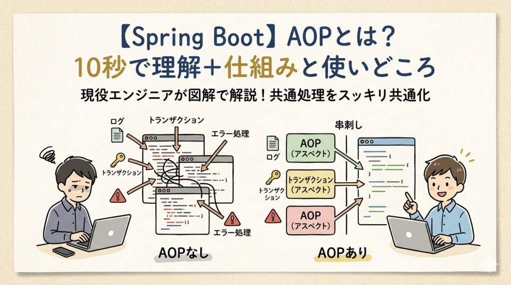 【Spring Boot】AOPとは