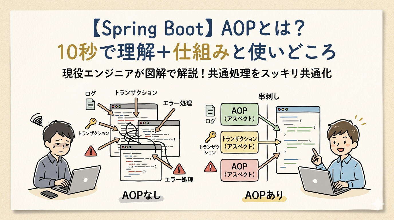 【Spring Boot】AOPとは