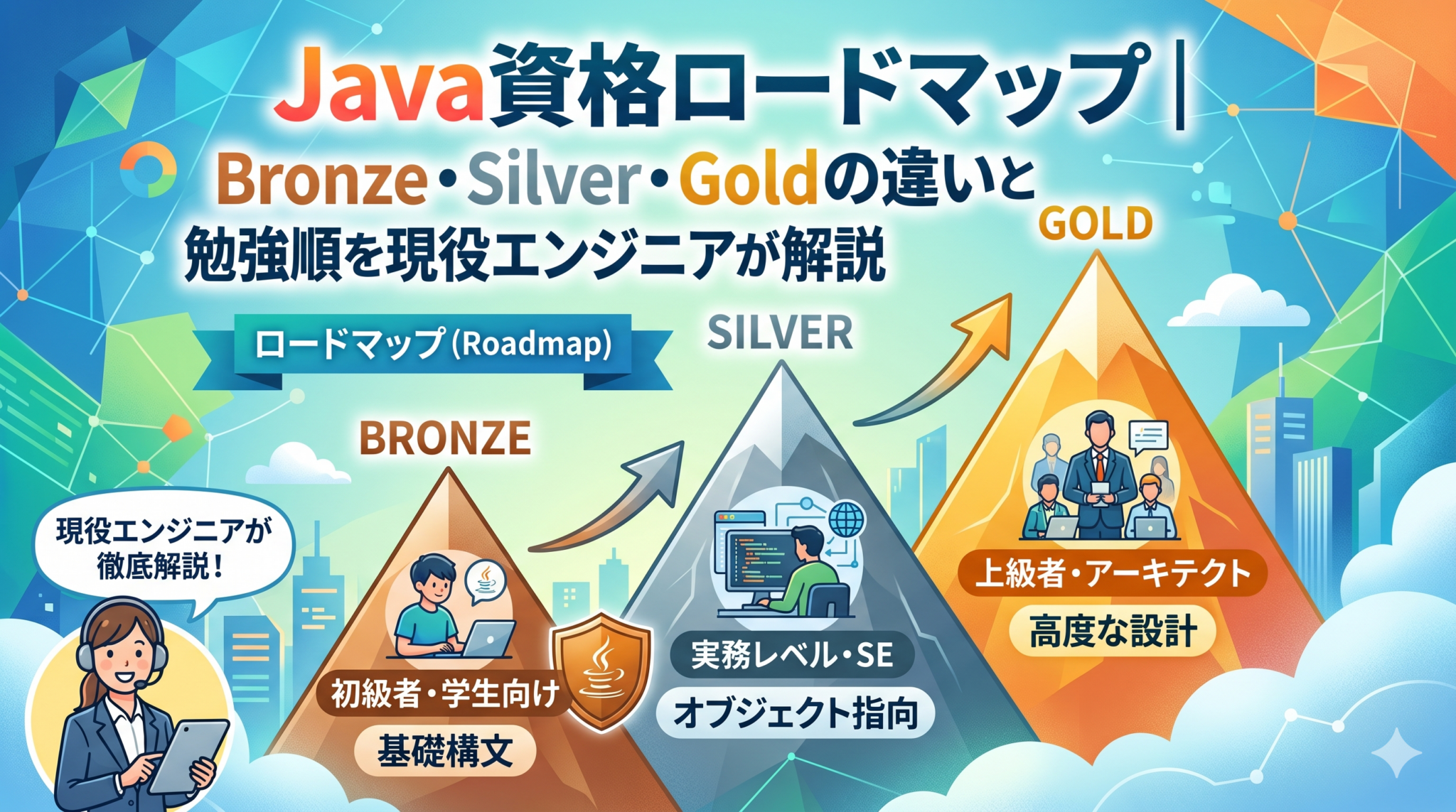 Java資格ロードマップ｜Bronze・Silver・Goldの違いと勉強順 - IT Engineer Log